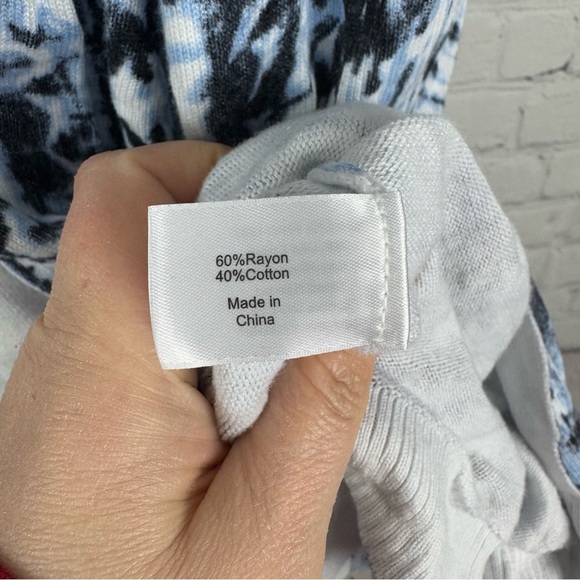 Lane Bryant Plus Size Open Front Cardigan Abstract Print Size 18/20 - Picture 3 of 6